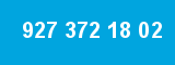 927 372 18 02 927 372 18 02